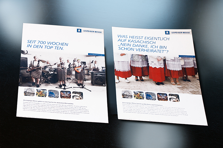 Kampagne und Image-Broschüre · Leipziger Messe
