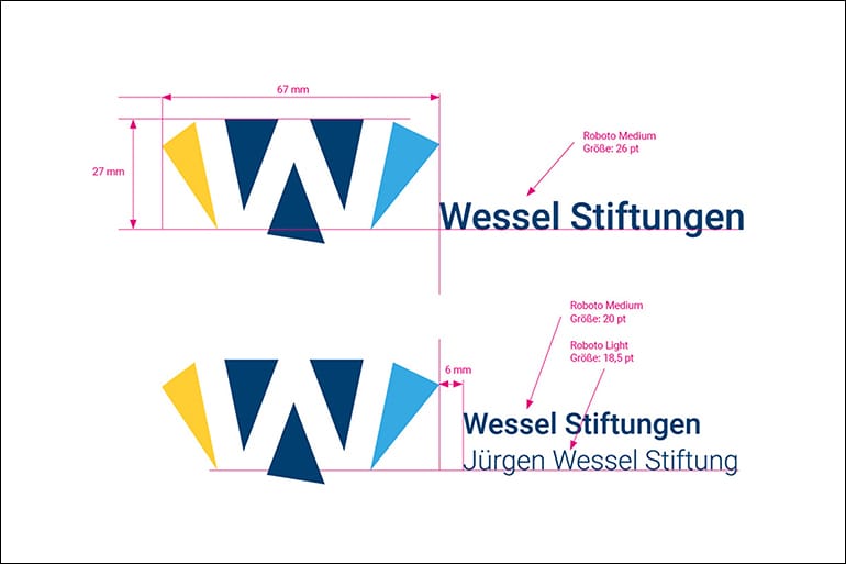 Logo-Entwicklung · Wessel Stiftungen