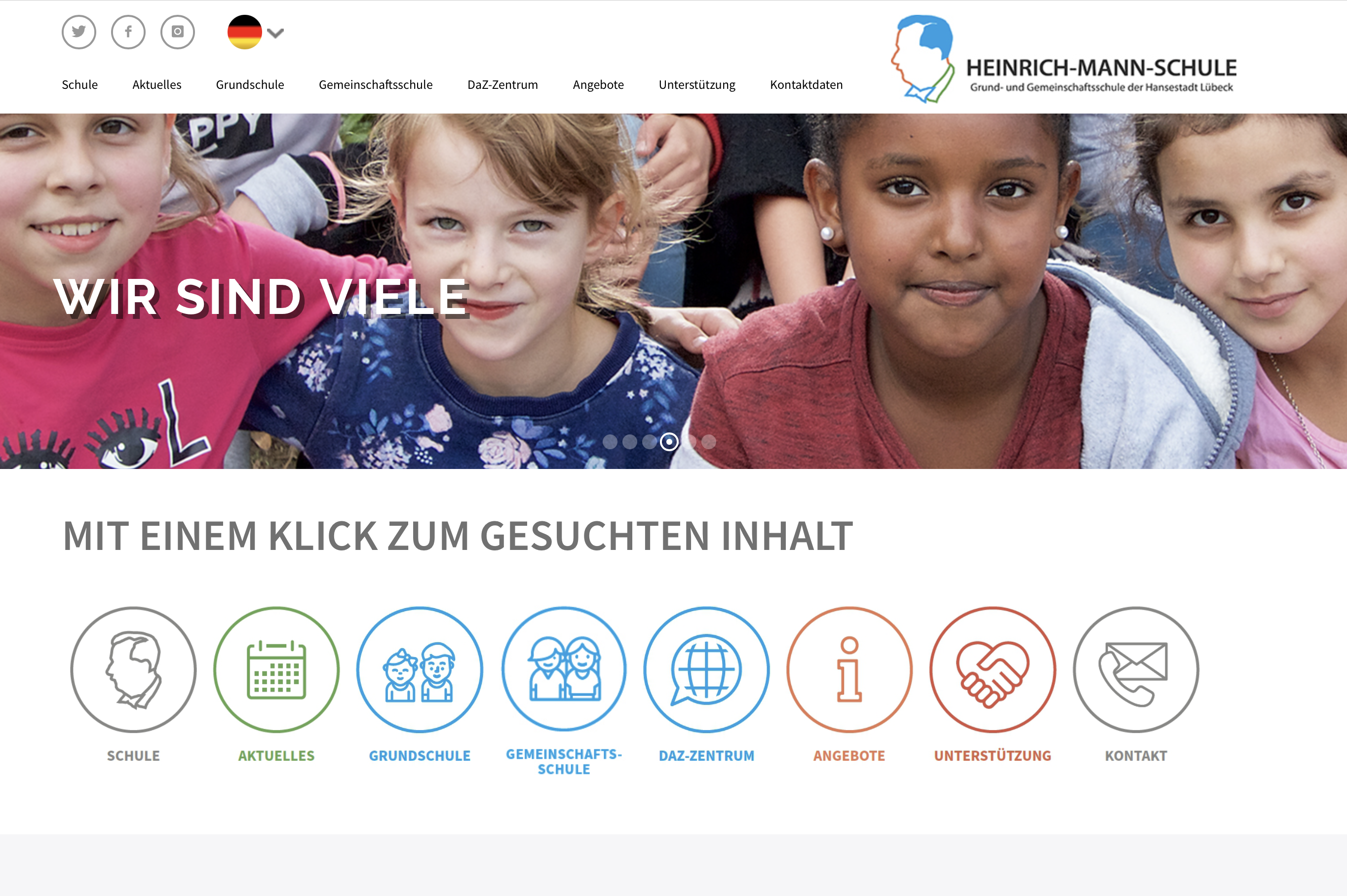 Website · Heinrich-Mann-Schule